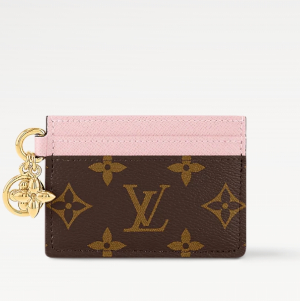 Louis Vuitton Charms Pink and Brown Card Holder - Picture 3 of 12